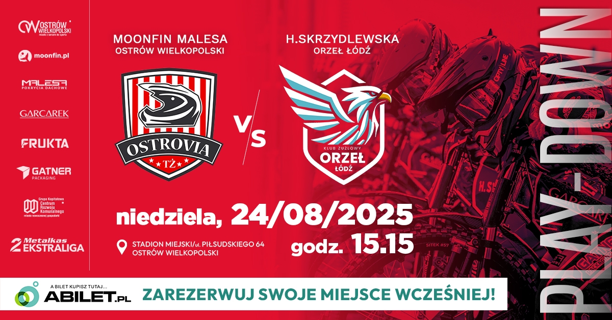 MOONFIN MALESA Ostrów Wlkp. vs H. SKRZYDLEWSKA ORZEŁ Łódź